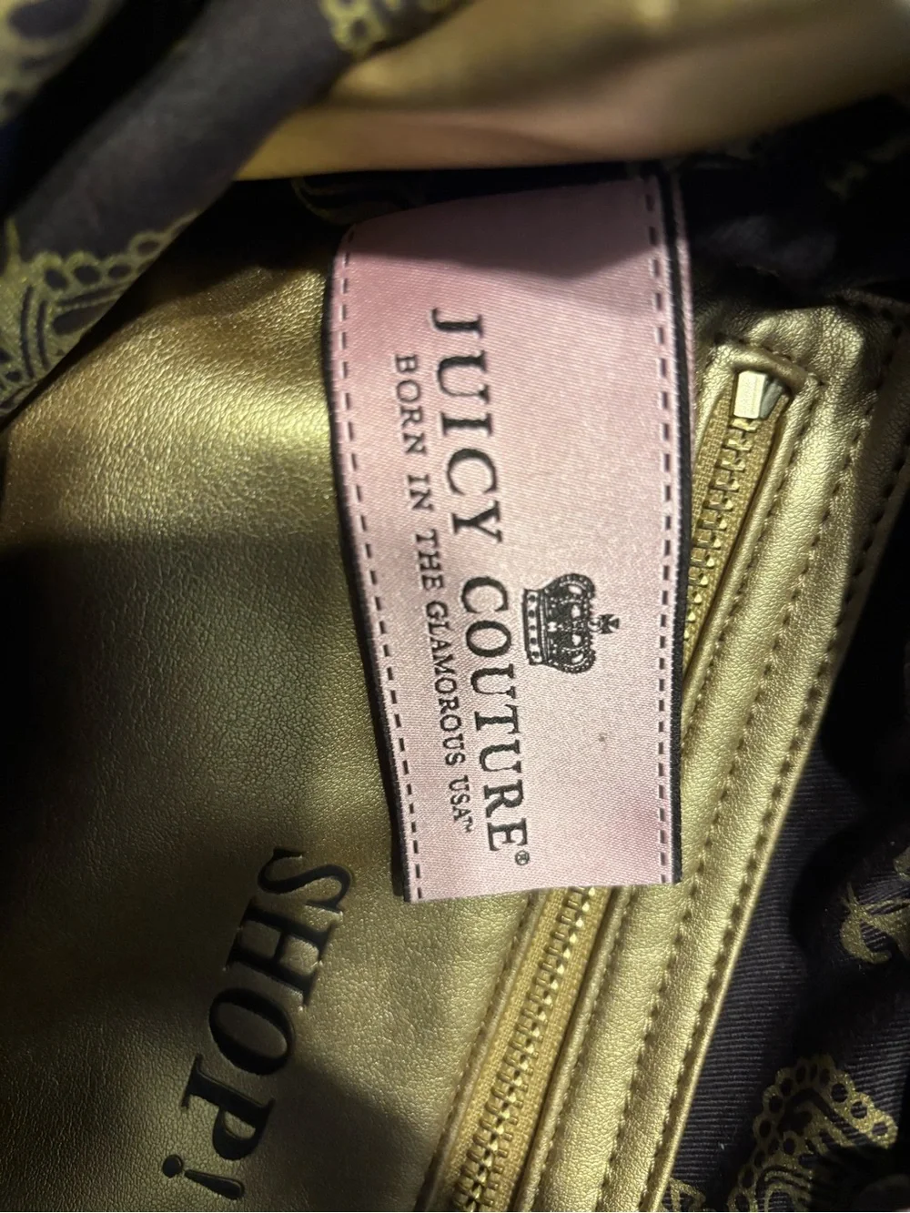 💕Rare Vintage Y2K Juicy Couture Pink Velour Brown Tote Purse Heart Charms 💕